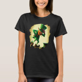 Leprechaun Dabbing Dancing Dance St Patricks Day   Tシャツ (正面)