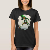 Leprechaun Dabbing Dancing Dance St Patricks Day   Tシャツ (正面)