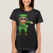Leprechaun Floss Dance  St Patrick Day Tシャツ (正面)