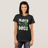 Leprechaun Floss Like A Boss St Patricks Day Boys  Tシャツ (正面フル)