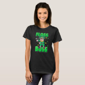 Leprechaun Floss Like A Boss St Patricks Day Boys Tシャツ (正面フル)