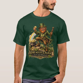 Leprechaun Folklore - Luck and Wisdom  Tシャツ