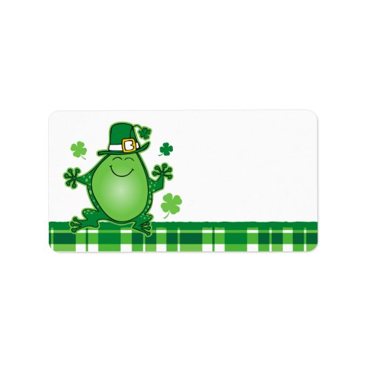 Leprechaun Frog Nameタグラベル ラベル (正面)
