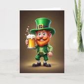 Leprechaun Fun Irish Card カード (正面)