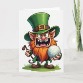 Leprechaun Golf Fun Card カード (正面)