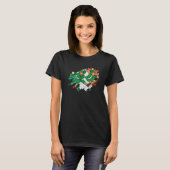 Leprechaun Griddy Dance St Patrick's Day Boys Girl Tシャツ (正面フル)