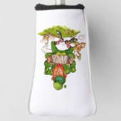 Leprechaun in Green, Happy Saint Patrick's Day ゴルフヘッドカバー (回転90)