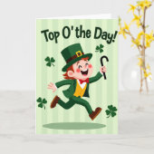 Leprechaun Joy Illustration Card カード (黄色い花)