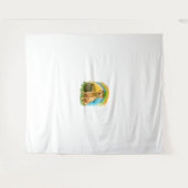 Leprechaun Lab - St. Patrick's Day Dog タペストリー (正面(横))