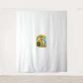 Leprechaun Lab - St. Patrick's Day Dog タペストリー (正面)