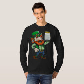 Leprechaun Moonshine Jar St Paddys Day Happy St Pa Tシャツ (正面フル)
