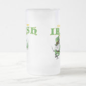 Leprechaun Mugでアイルランド語を取得 フロストグラスビールジョッキ (中央)