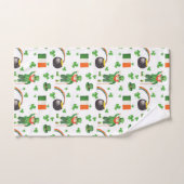 Leprechaun Pattern、アイルランド、アイルランド、サンパディー ハンドタオル (ハンドタオル)