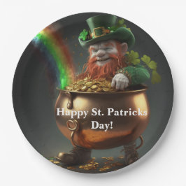 Leprechaun Pot Of Gold Paper Plates ペーパープレート