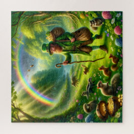 Leprechaun Pot of Gold Pursuit St Patrick's Day ジグソーパズル