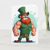 Leprechaun Power St Patricks Card カード (正面)
