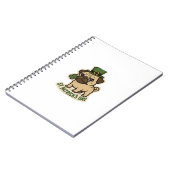 Leprechaun Pug St.Patrick's Day ノートブック (左側)