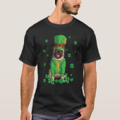 Leprechaun Pug St Patrick's Day Shamrock Dog Tシャツ (正面)