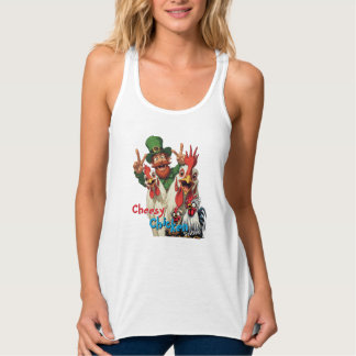 "Leprechaun Selfie Tank" Chessy Chicken Selfies タンクトップ