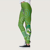Leprechaun Shamrock Leggings レギンス (左)