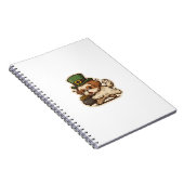 Leprechaun Shih Tzu St.Patrick's Day ノートブック (右側)