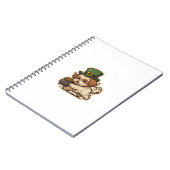 Leprechaun Shih Tzu St.Patrick's Day ノートブック (左側)