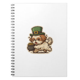 Leprechaun Shih Tzu St.Patrick's Day ノートブック