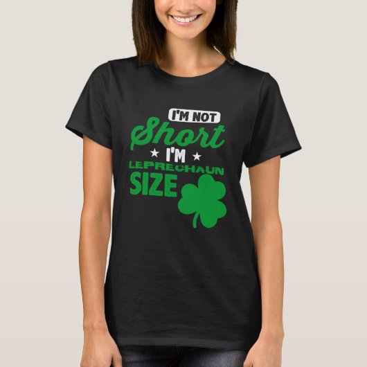 Leprechaun Short Person St Patricks Day  Drinking  Tシャツ (正面)