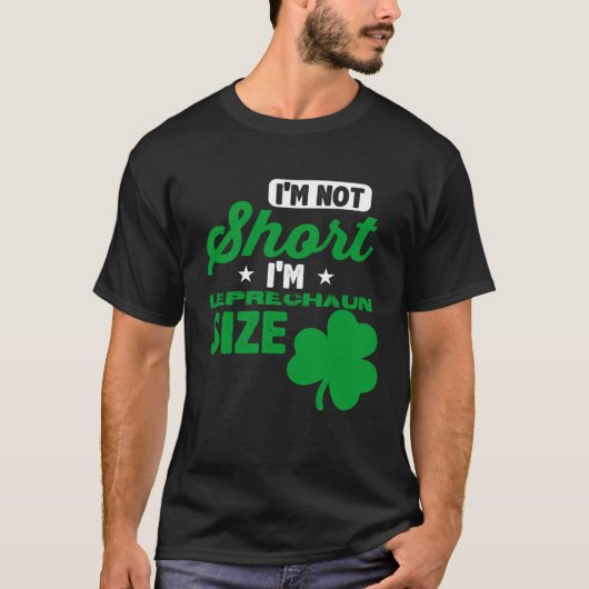 Leprechaun Short Person St Patricks Day Drinking Tシャツ (正面)