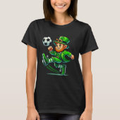 Leprechaun Soccer St Patricks Day Player Boys Men  Tシャツ (正面)