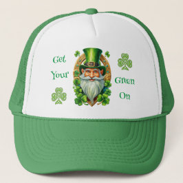 Leprechaun St Patrickの日にグリーンをゲット キャップ