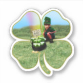 Leprechaun St. Patrick's Day シール (正面)