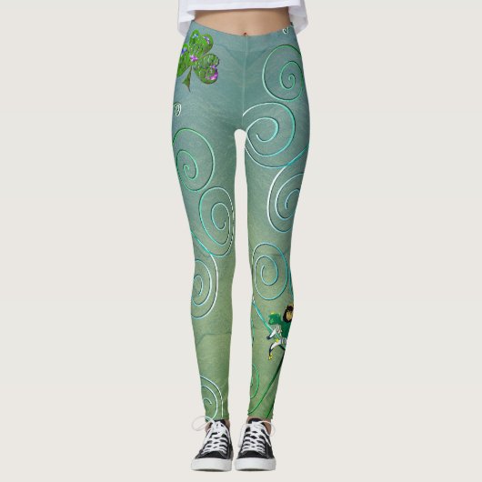 Leprechaun St. Patrick's Leggings レギンス (正面)