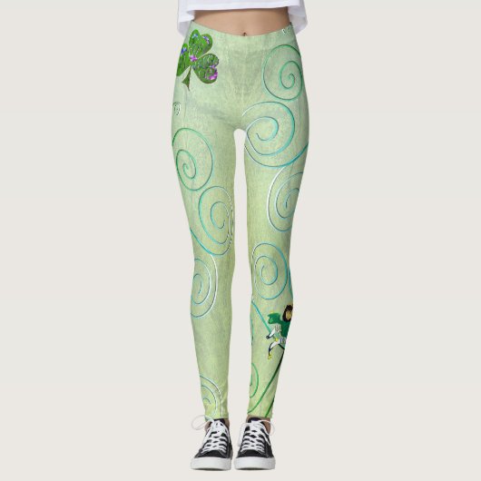Leprechaun St. Patrick's Leggings レギンス (正面)