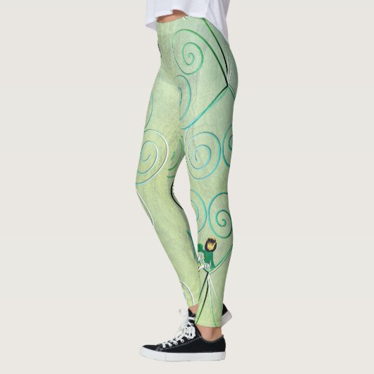 Leprechaun St. Patrick's Leggings レギンス (左)