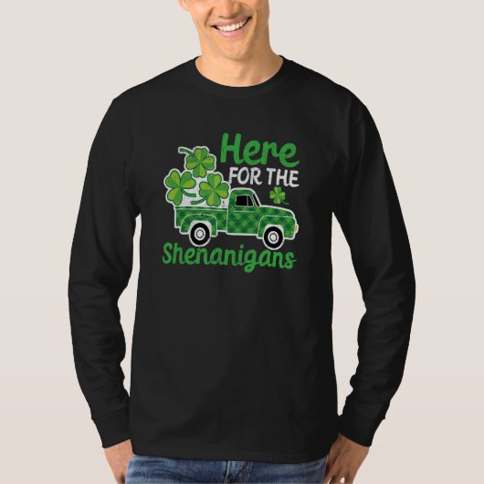 Leprechaun Truck St Patricks Day Here For The Shen Tシャツ (正面)