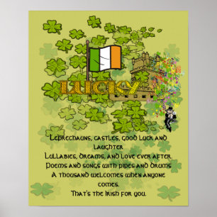 Leprechauns, Castles, Good Luck and Laughter ポスター