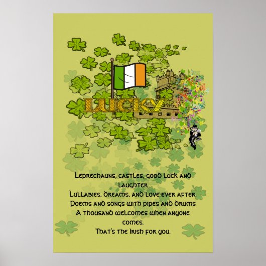 Leprechauns, Castles, Good Luck and Laughter ポスター (正面)