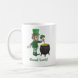 Leprechauns Good Luck コーヒーマグカップ