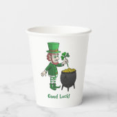 Leprechauns Good Luck 紙コップ (裏面)