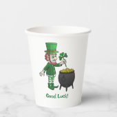 Leprechauns Good Luck 紙コップ (正面)