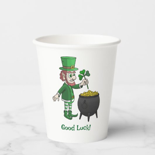 Leprechauns Good Luck 紙コップ (正面)