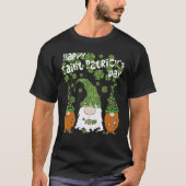 Leprechauns Leopard Shamrock Happy St Patricks Day Tシャツ (正面)