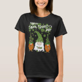 Leprechauns Leopard Shamrock Happy St Patricks Day Tシャツ (正面)