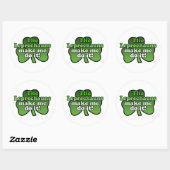 Leprechauns Make Me It Sticker ラウンドシール (シート)