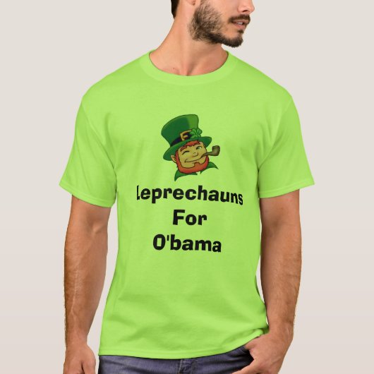 LeprechaunsForO'bama Tシャツ (正面)