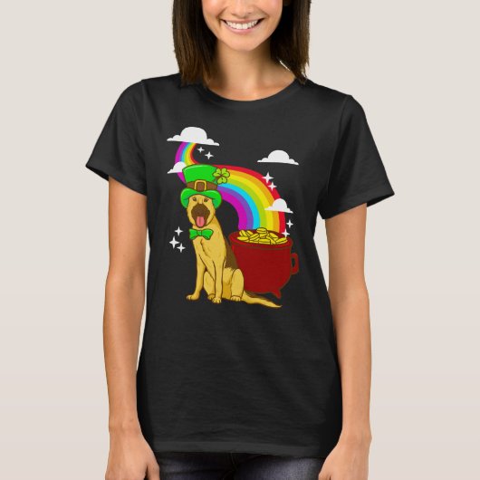 Leprechuan German Shepherd Tシャツ (正面)