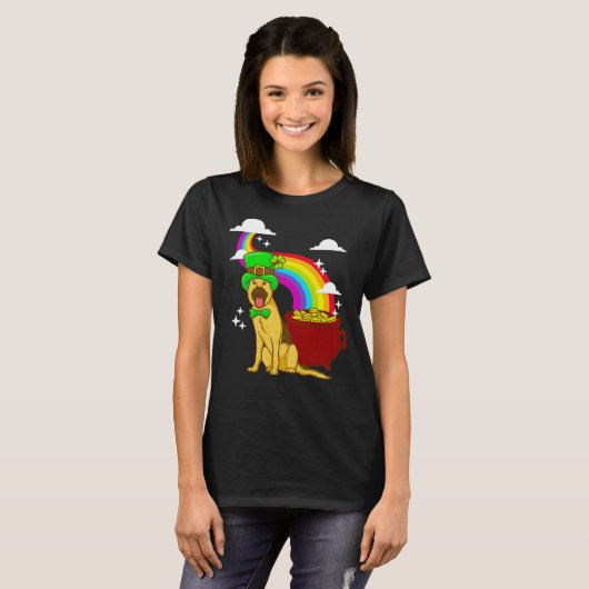 Leprechuan German Shepherd Tシャツ (正面フル)