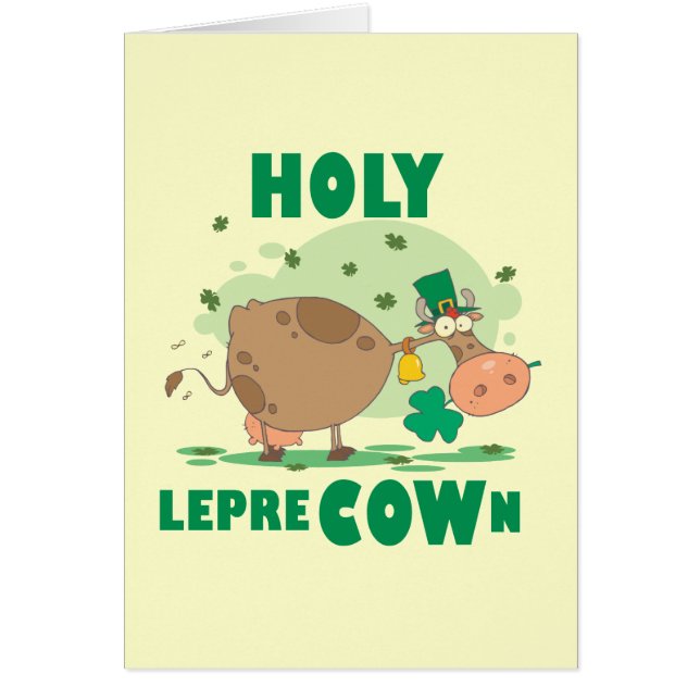 LepreCOWnの神聖なTシャツおよびギフト (正面)