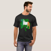 Lepricon Unicorn Horse Lucky Shamrock St Patricku2 Tシャツ (正面フル)